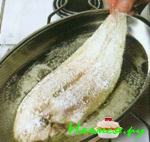 Морской язык, обваленный в муке Морской язык, обваленный в муке