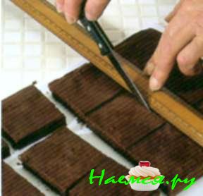 Шоколадный пирог прямоугольной формы (6 порций) Шоколадный пирог прямоугольной формы (6 порций)