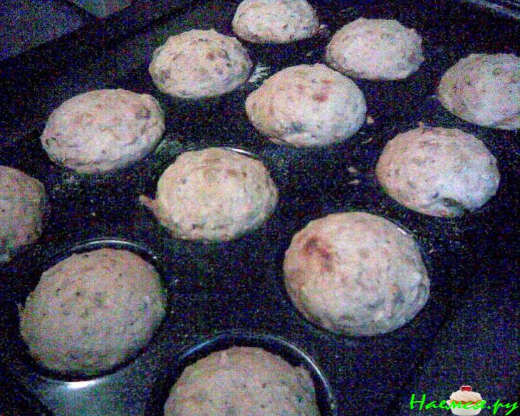 Постные маффины с 9-тью злаками и орехами (на соевом молоке)