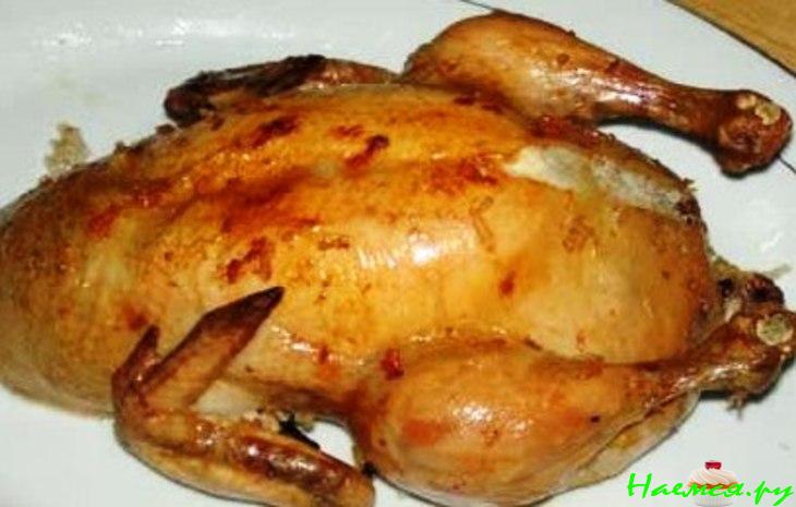 Курица фаршированная рисом