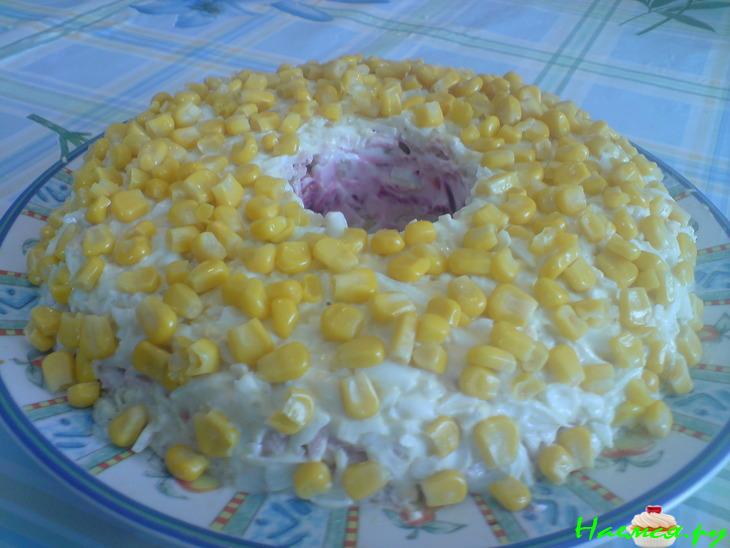 Салат "Cолнце моё"