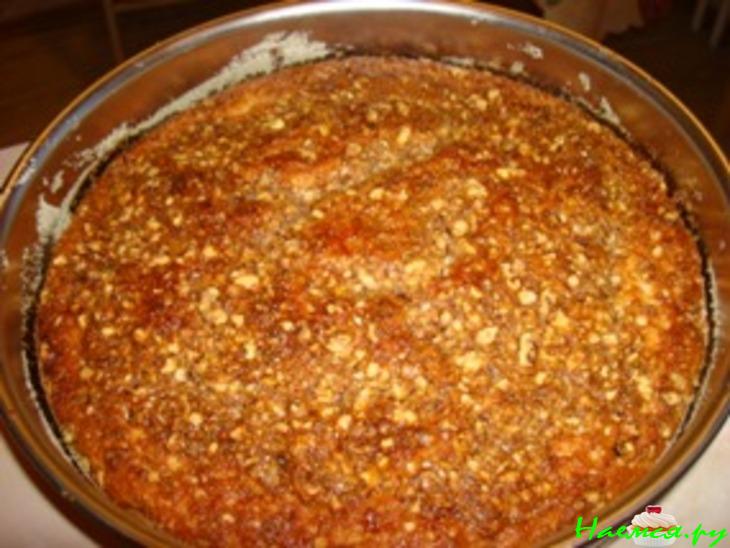 Нежный ореховый пирог