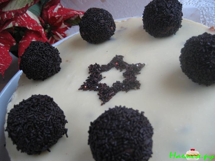 Флорентийский пирог (наоборот) с шоколадной ириской Флорентийский пирог (наоборот) с шоколадной ириской