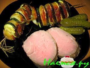 "Полосатики" из картошки и цуккини