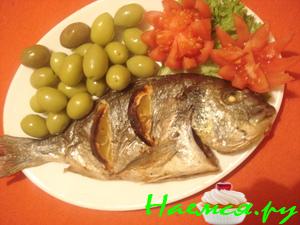 Ципура (окунь) запечённая