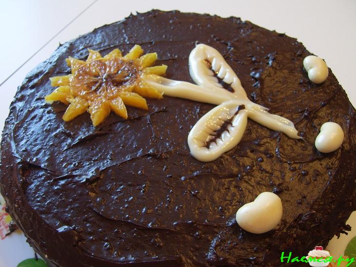 Торт "Птичье молоко" пропитанный коньяком и кофе Торт "Птичье молоко" пропитанный коньяком и кофе