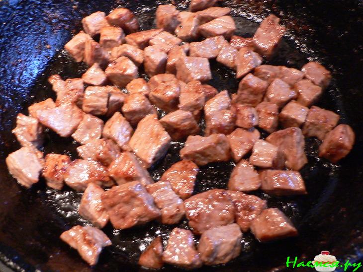 Чанахи с сушёными белыми грибами