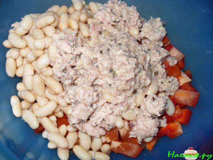 Салат "Любителям Печени Трески"