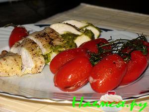 Куриная грудка с фисташковой начинкой