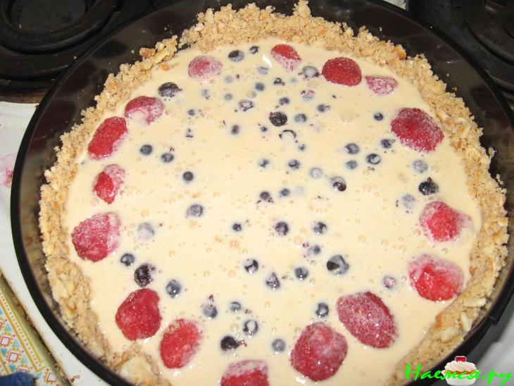 Сметанно-ягодный пай