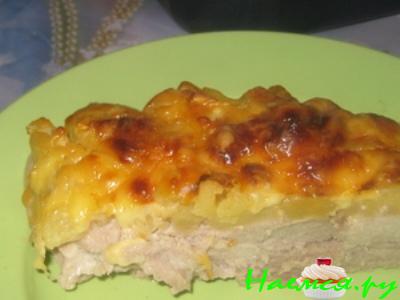 Свинина, запеченная с ананасами