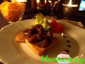 Жареная гусиная печень