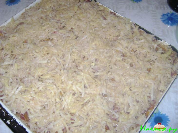 Пирог из картофеля с начинкой