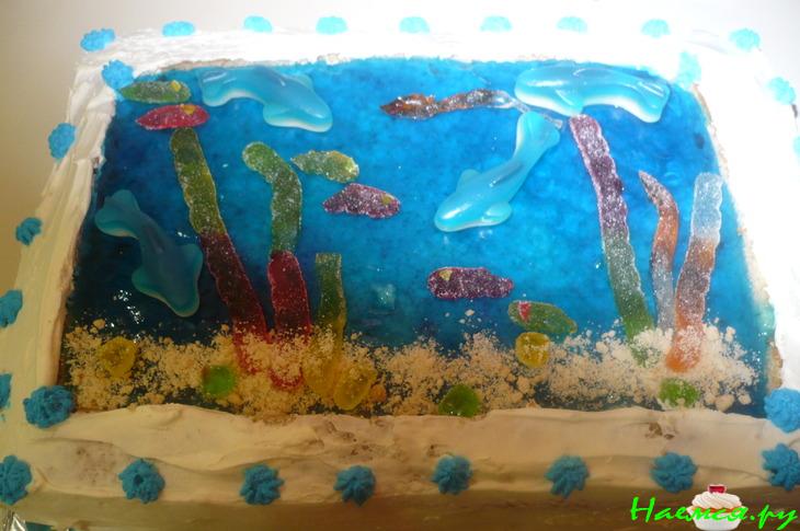 Торт "Аквариум"