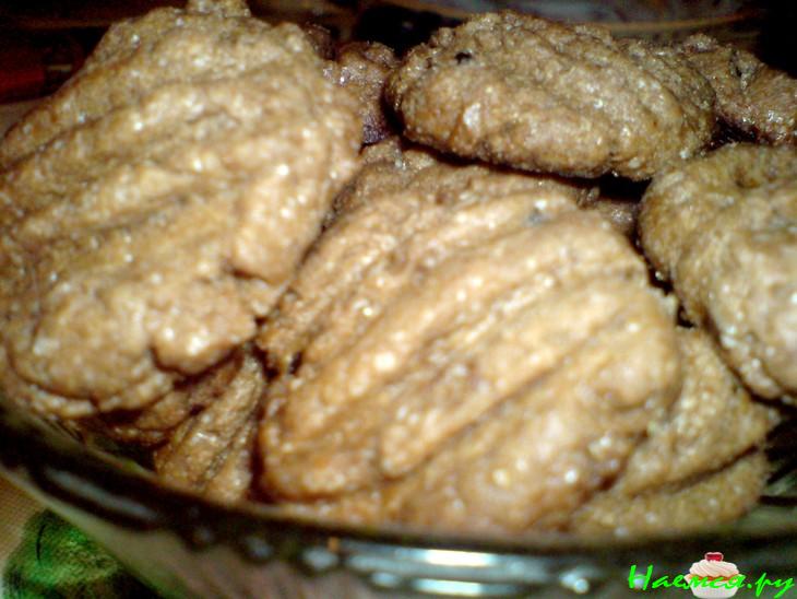 Шоколадное печенье с растворимым кофе