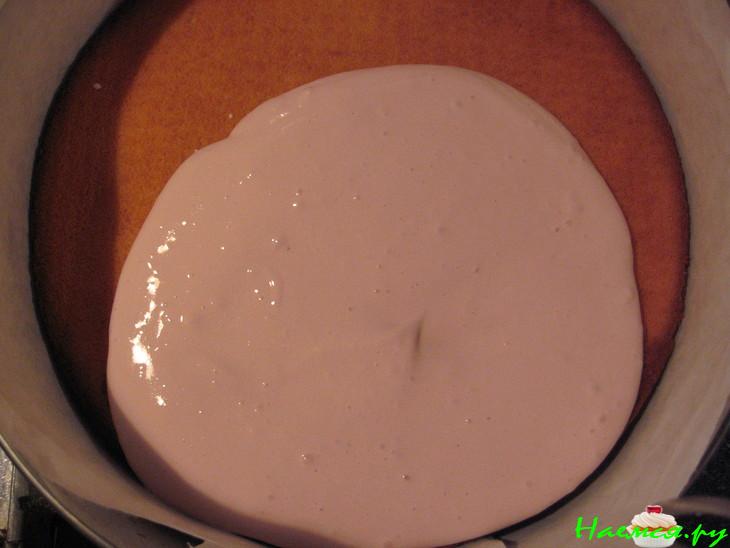 Торт с творогом и вишней (очередной)