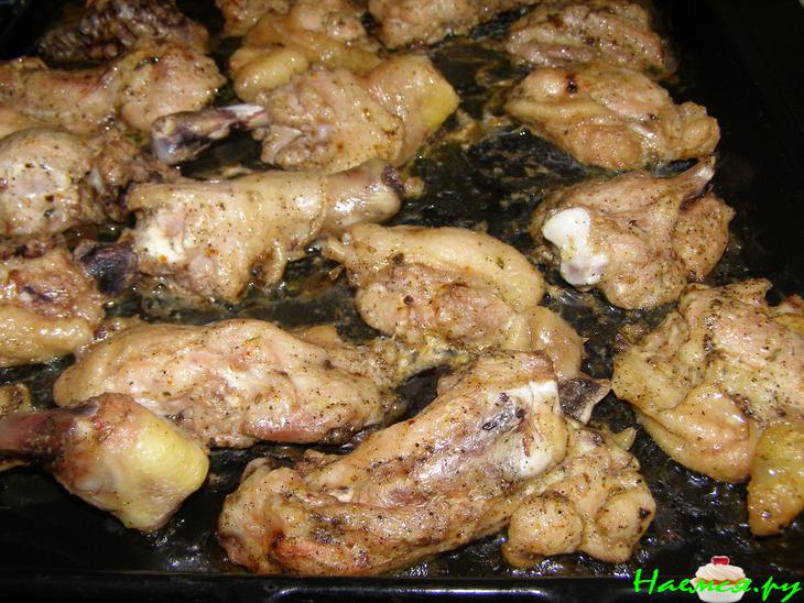 Запеченные окорочка