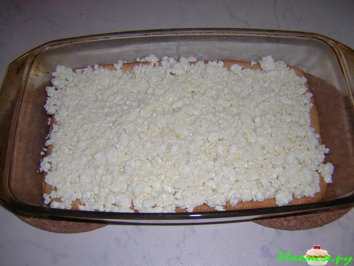 Творожный торт с белковым кремом