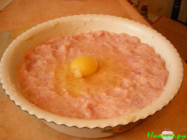 Куриные котлеты с ветчиной