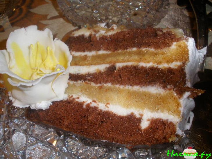 Торт "Белая лилия"