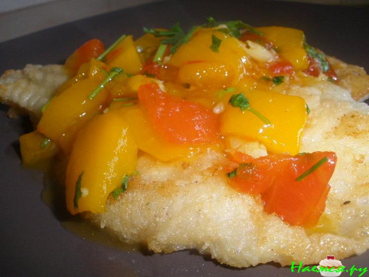 Рыба с манговым чатни Рыба с манговым чатни