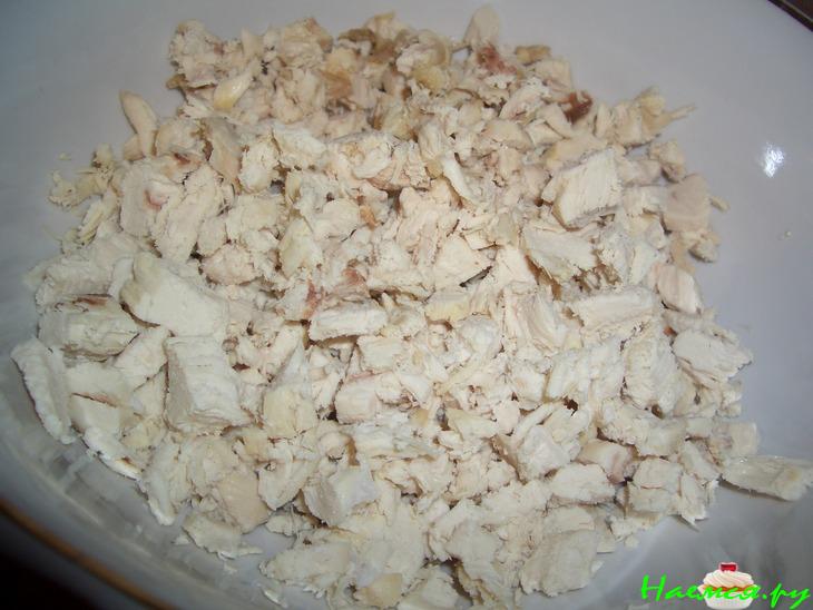 Куриный салат с апельсинами