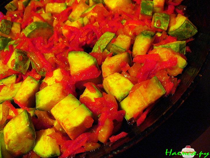 Соте из кабачков