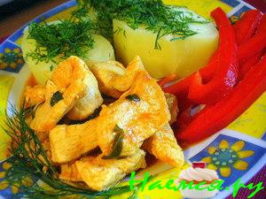 Куриные грудки в томатном соке