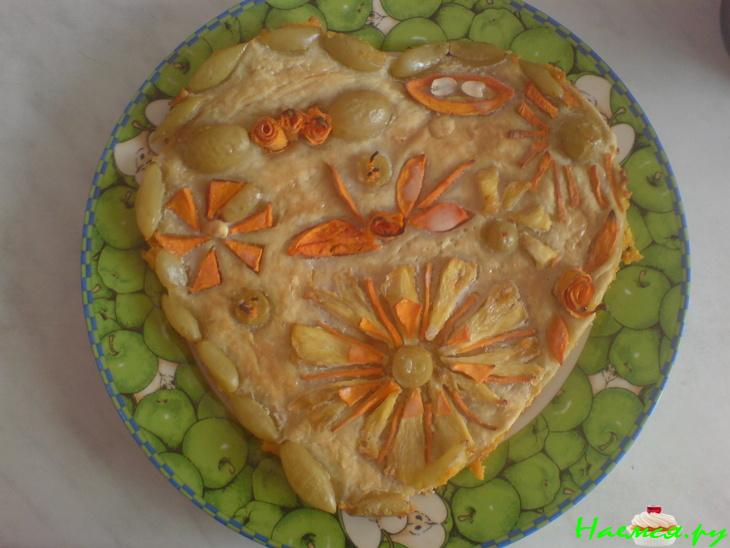 Пирог "Виноградно-тыквенный"