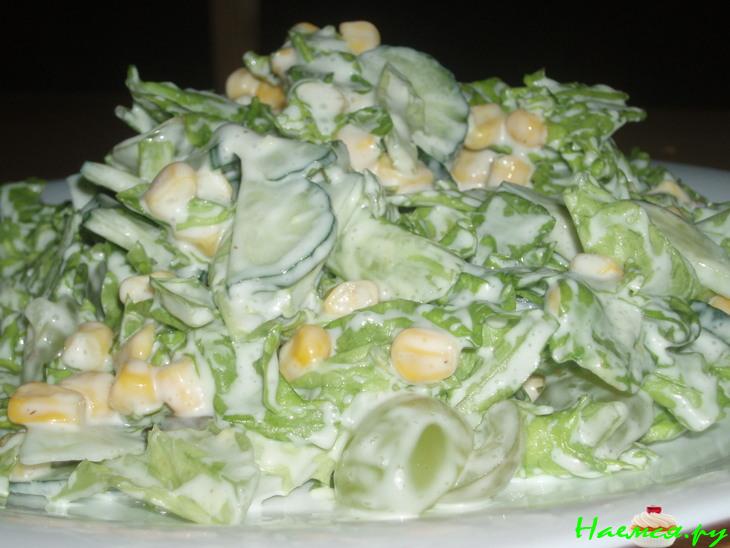 Просто зеленый салатик