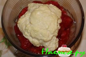 Тёплый клубничный 'салат' Тёплый клубничный 'салат'