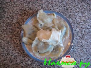 Вареники с щавлем