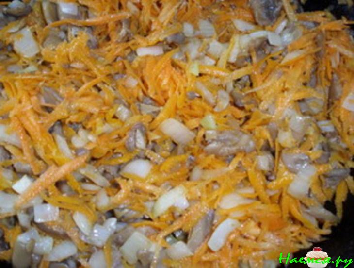 Грибная пицца "Для всей семьи"