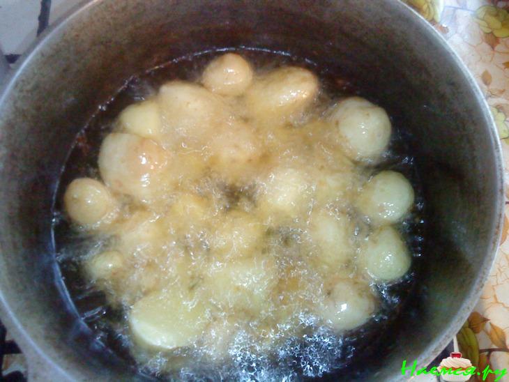 Молодая картошечка во фритюре