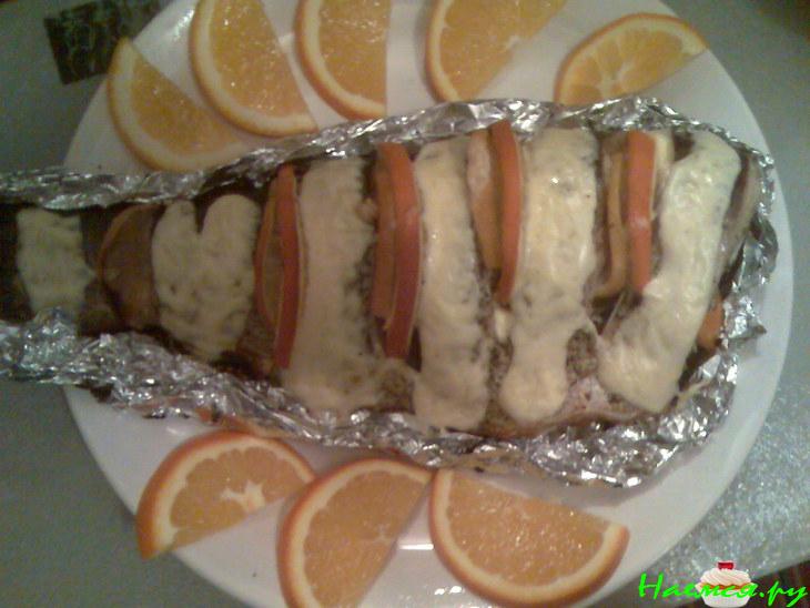 Апельсиновая рыбка запечённая