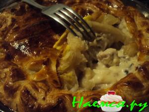 Французский пирог с курицей (Tourte au poulet)