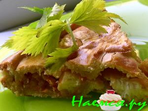 Рыбный дрожжевой пирог (морской язык)