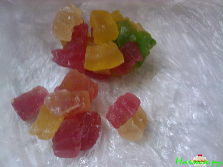 Творожные пирожные с ананасами и мармеладом Творожные пирожные с ананасами и мармеладом