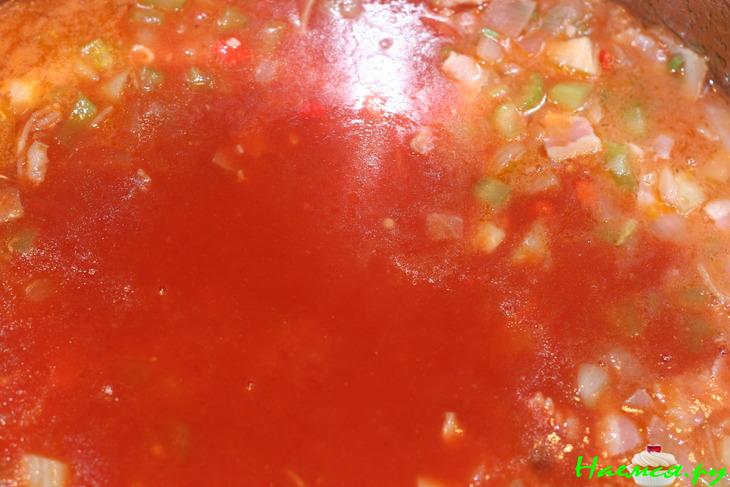 Минестроне с беконом