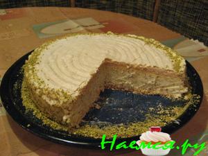 Торт-мороженое с фисташками