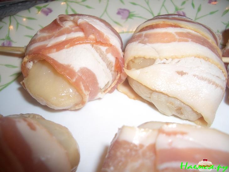 Шашлычки из морепродуктов Шашлычки из морепродуктов