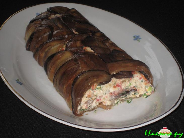 Террин с баклажанами и сыром