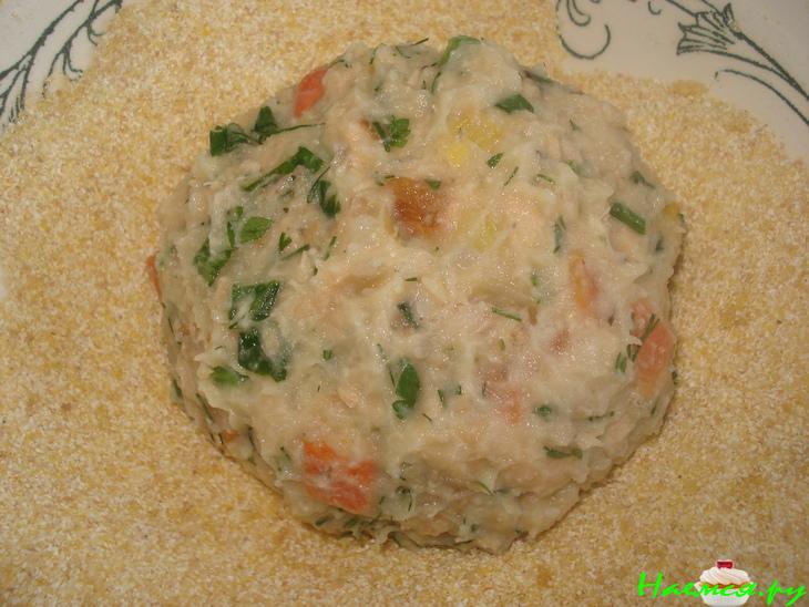 Котлеты из форели с овощами Котлеты из форели с овощами