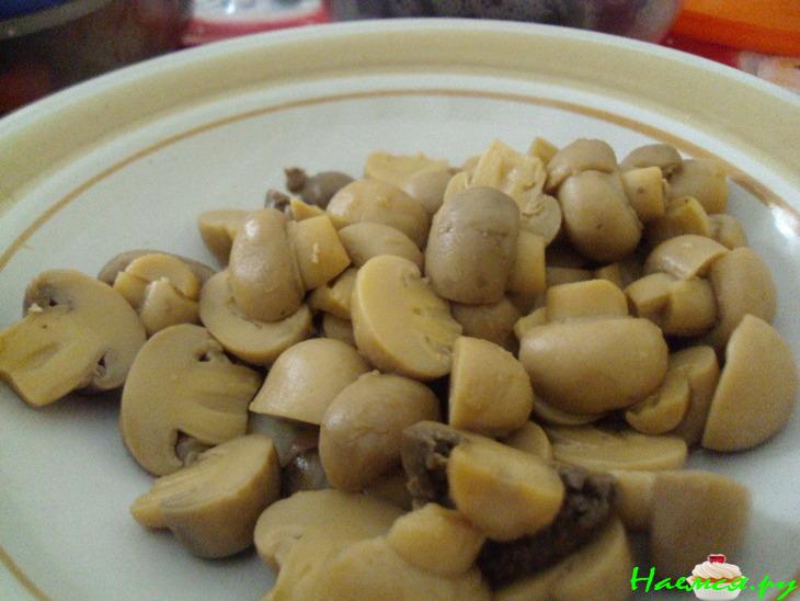 Салат из свеклы с грибами