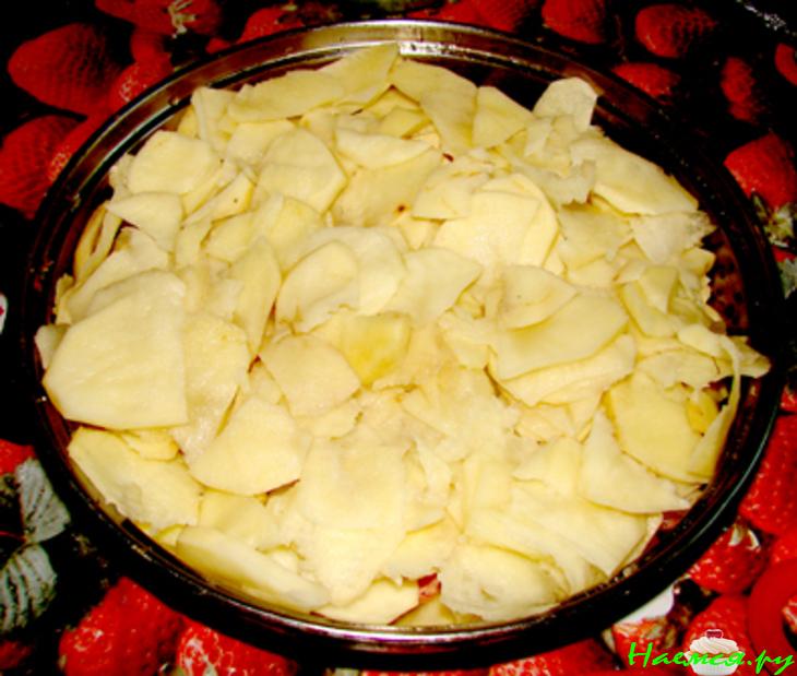 Запеканка из картофеля с ветчиной