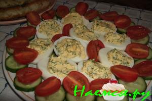 Яйца фаршированные "Простенькие"