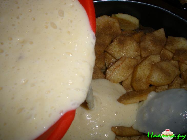 Яблочный пирог на печенье