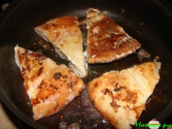 Жареный лаваш а-ля гренки