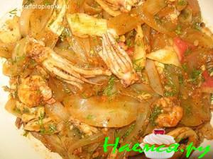 Маринованные морепродукты