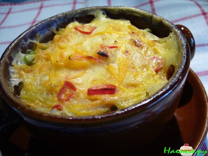 Пикантная скумбрия под соусом с шампанским